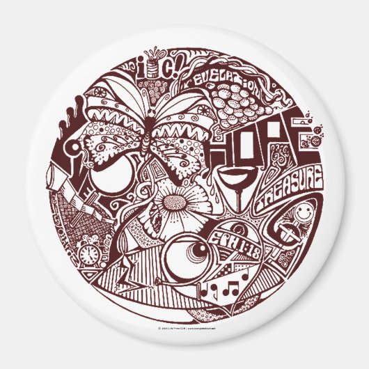 "Eyes 2 Heart' - Magneet (Voorkant)