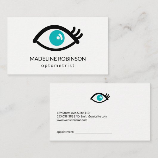 Eyes Afsprakenkaartje (Voorkant / Achterkant)