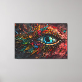 Eyes art canvas afdruk