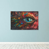 Eyes art canvas afdruk (Insitu (Houten vloer))