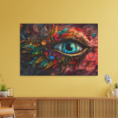 Eyes art canvas afdruk (Insitu (Woonkamer))