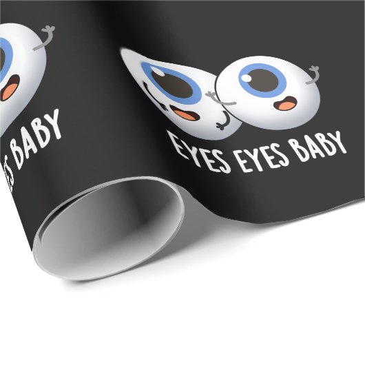 Eyes Baby Funny Ice Eyeballs Pun Cadeaupapier (Rol Hoek)
