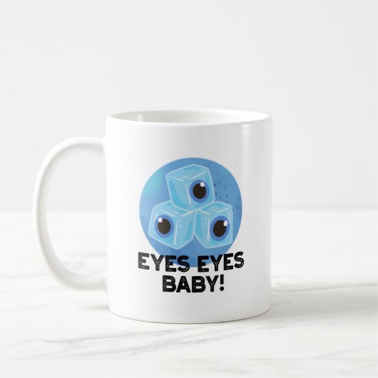 Eyes Baby Funny Ice Eyeballs Pun Koffiemok (Links)