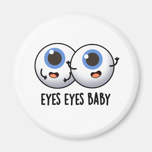 Eyes Baby Funny Ice Eyeballs Pun Magneet (Voorkant)