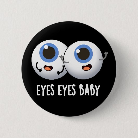 Eyes Baby Funny Ice Eyeballs Pun Ronde Button 5,7 Cm (Voorkant)