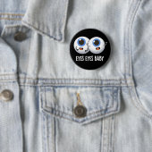 Eyes Baby Funny Ice Eyeballs Pun Ronde Button 5,7 Cm (In situ)