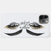 Eyes Beauty Salon Makeup Eyelashes Lashes Case-Mate iPhone Case (Achterkant (horizontaal))