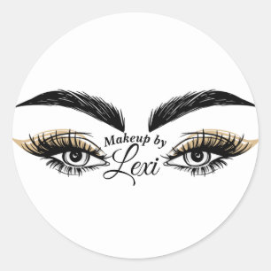 Eyes Beauty Salon Makeup Eyelashes Lashes Ronde Sticker