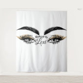  Eyes Beauty Salon Makeup Eyelashes Lashes Wandkleed (Voorkant)