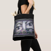 Eyes Behind Oriental Fan Tote Bag (Dichtbij)