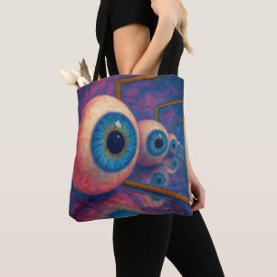"Eyes Beyond Forever" - Een surrealistisch portret Tote Bag