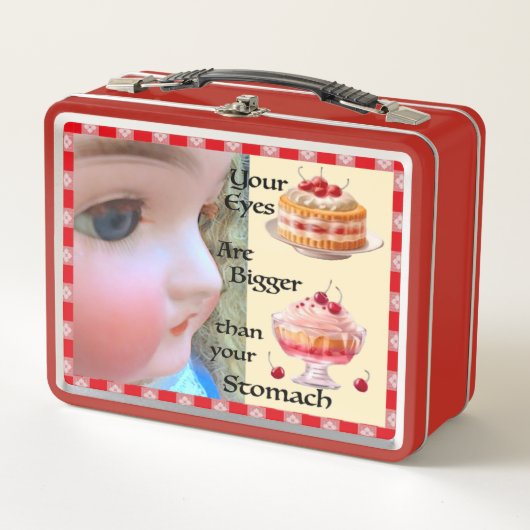 Eyes Bigger than Stomach Lunchbox (Voorkant)