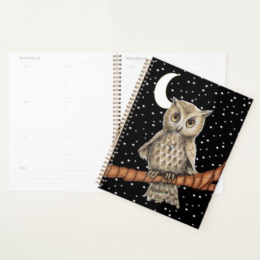 Eyes Blue Ketting Moon Stars Planner (Display)