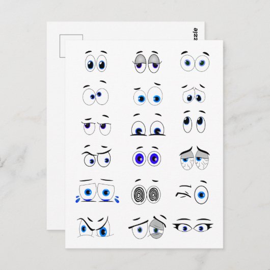 Eyes Briefkaart (Voorkant / Achterkant)