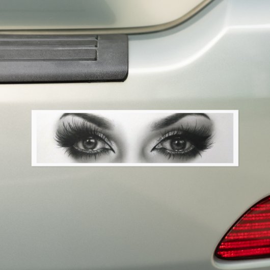 Eyes Bumpersticker (Op auto)