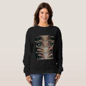 Eyes don't lie Woman hoodie  Trui (Voorkant volledig)