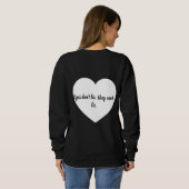 Eyes don't lie Woman hoodie  Trui (Achterkant volledig)