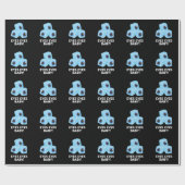 Eyes Eyes Baby Funny Ice Eyeball Pun Dark BG Cadeaupapier (Vlak)