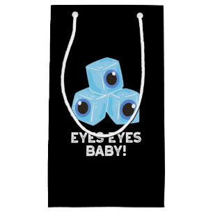 Eyes Eyes Baby Funny Ice Eyeball Pun Dark BG Klein Cadeauzakje