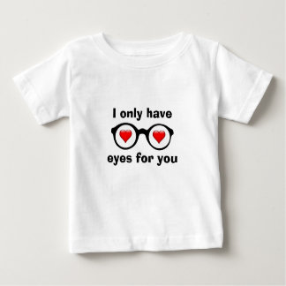 Eyes for you bril hart Valentijn Boys Shirt