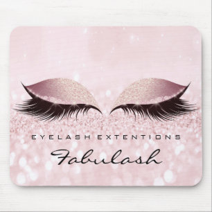 Eyes Glitter Branding Beauty Studio Lashes Roze Muismat