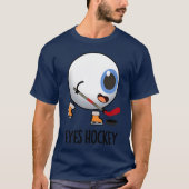 Eyes Hockey Funny Ice Hockey Sports boy T-shirt (Voorkant)