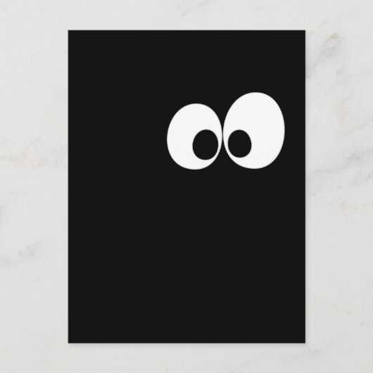 Eyes in the Dark Briefkaart (Voorkant)