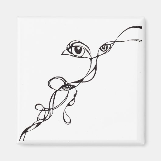 Eyes in the Dark Magneet (Voorkant)