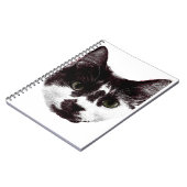 Eyes in the Margins | Cat Face Notitieboek (Linkerzijde)