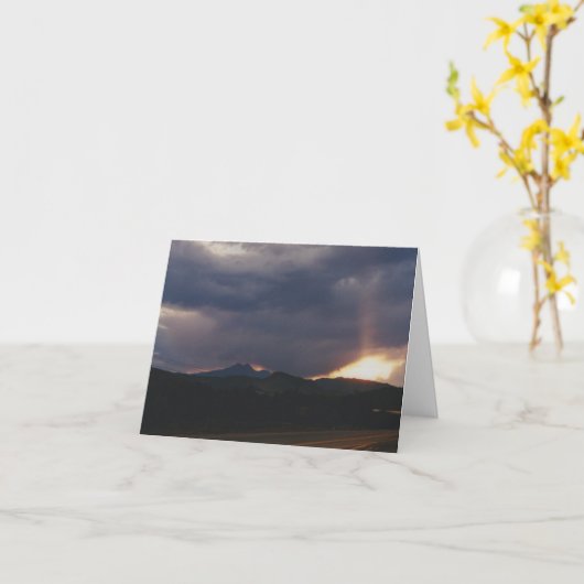 Eyes in the Sky Greeting Card Kaart (Gele Bloem)