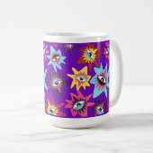 Eyes 🌸 koffie mok 15oz (Voorkant rechts)