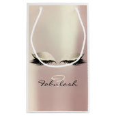Eyes Lashe Minimal Elegant Naam Monogram Roos Goud Klein Cadeauzakje (Achterkant)