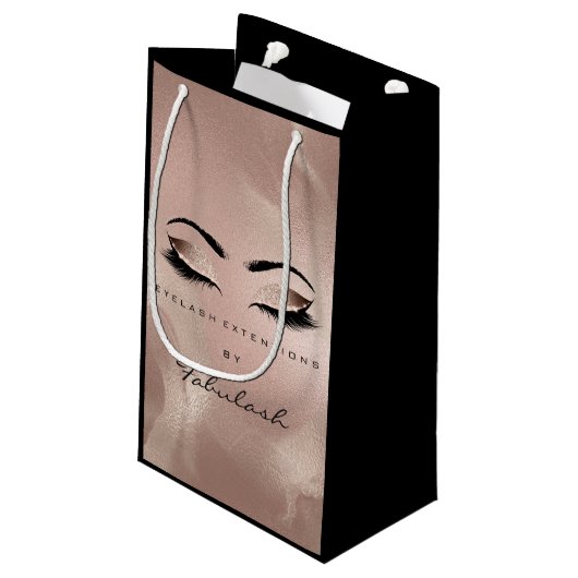 Eyes Lashes Blush Makeup Artist Roos Black Klein Cadeauzakje (Achterkant Gekanteld)