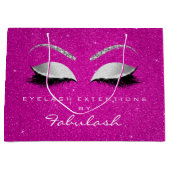 Eyes Lashes Blush Makeup Roos Hot Pink Silver Grey Groot Cadeauzakje (Voorkant)