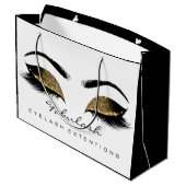 Eyes Lashes Makeup Glitter Beauty Chocolate Groot Cadeauzakje (Achterkant Gekanteld)
