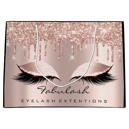 Eyes Lashes Sparkly Drips Makeup Beauty Bridal Groot Cadeauzakje (Voorkant)
