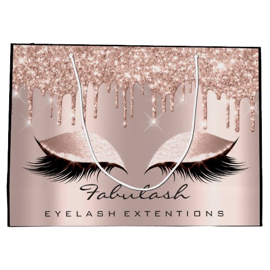 Eyes Lashes Sparkly Drips Makeup Beauty Bridal Groot Cadeauzakje (Achterkant)