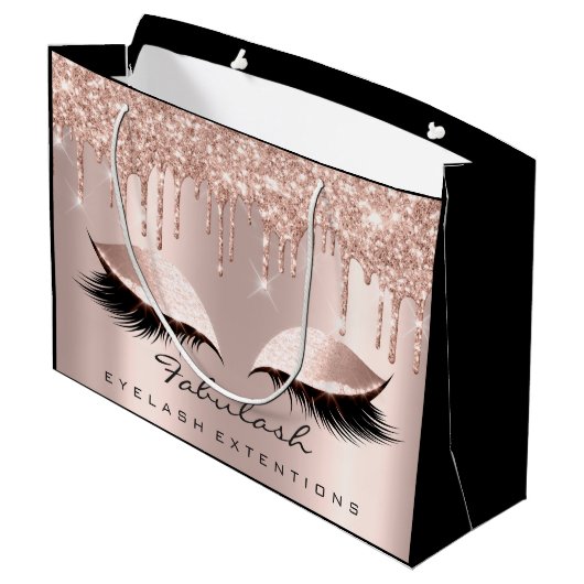 Eyes Lashes Sparkly Drips Makeup Beauty Bridal Groot Cadeauzakje (Achterkant Gekanteld)