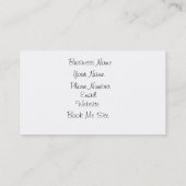 Eyes Makeup Artist Visitekaartje (Achterkant)