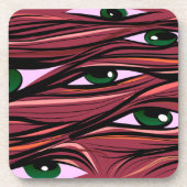 Eyes Monster Bier Onderzetter (Voorkant)