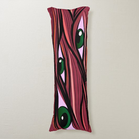 Eyes Monster Lichaamskussen (Voorkant Verticaal)