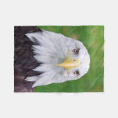 Eyes of a Bald Eagle Fleece Deken (Voorkant (Horizontaal))