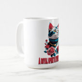 Eyes of a Noble Feline Koffiemok (Voorkant links)