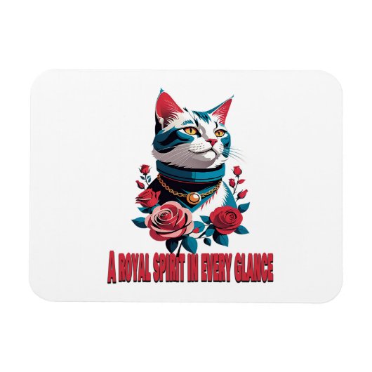 Eyes of a Noble Feline Magneet (Horizontaal)