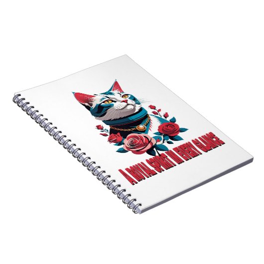 Eyes of a Noble Feline Notitieboek (Rechterzijde)