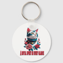 Eyes of a Noble Feline Sleutelhanger