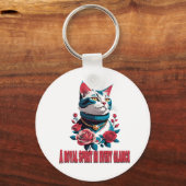 Eyes of a Noble Feline Sleutelhanger (Voorkant)