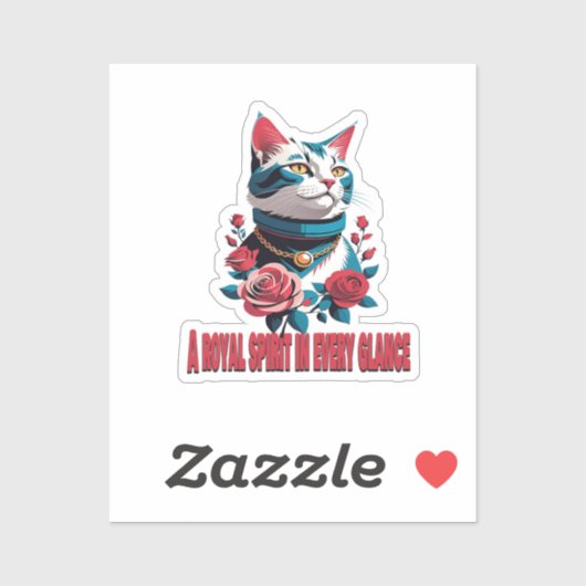 Eyes of a Noble Feline Sticker (Vel)