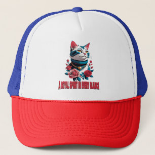 Eyes of a Noble Feline Trucker Pet
