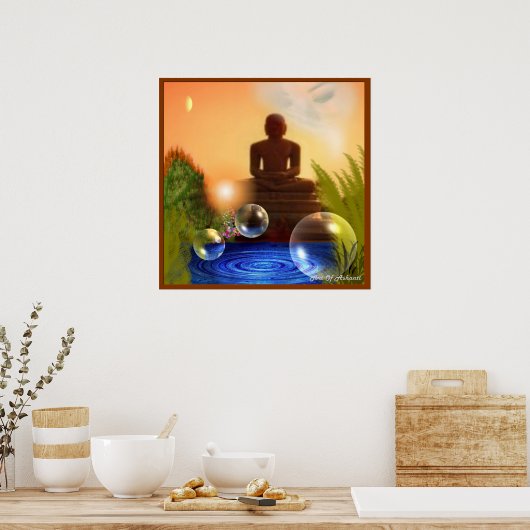 Eyes of Buddha Poster (Keuken)